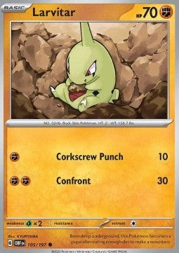 Larvitar (OBF 105) Reverse-Holo