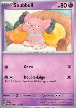 Snubbull (OBF 087) Reverse-Holo