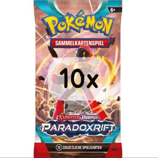 10x Pokémon-DE TCG Booster [PAR] Paradox Rift