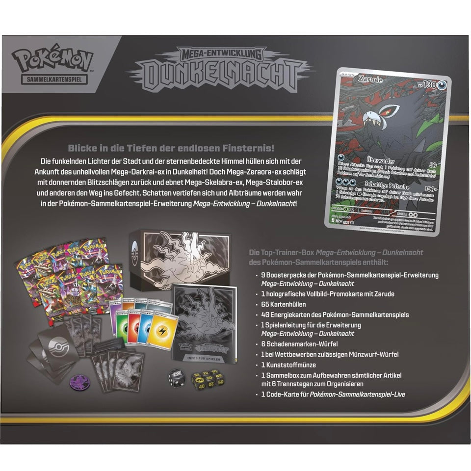 DE-Pokémon TopTrainerBox [PBL] Dunkelnacht